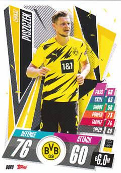 Lukasz Piszczek Borussia Dortmund 2020/21 Topps Match Attax CL #DOR09